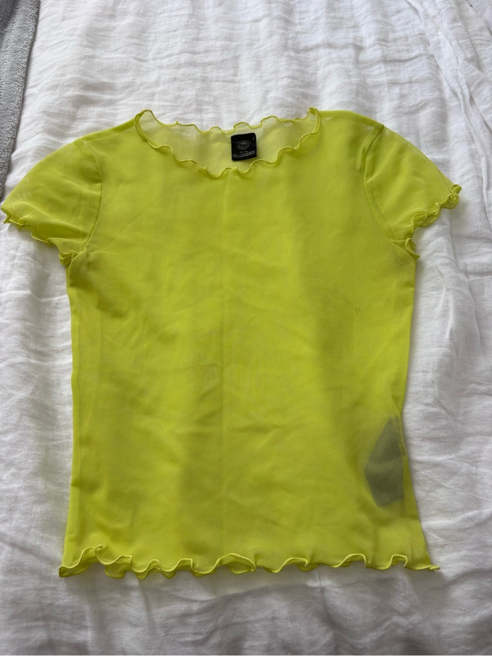 Neon Mesh Top